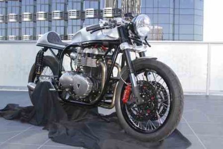 The Ace: Dime City Cycles Builds a Modern Triton Image